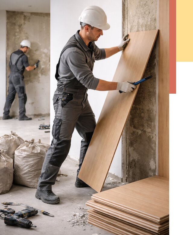 Демонтаж стеновых панелей в Сызрани от 3546 руб. за м² быстро и недорого | ОТДЕЛОЧНИК-Сзр