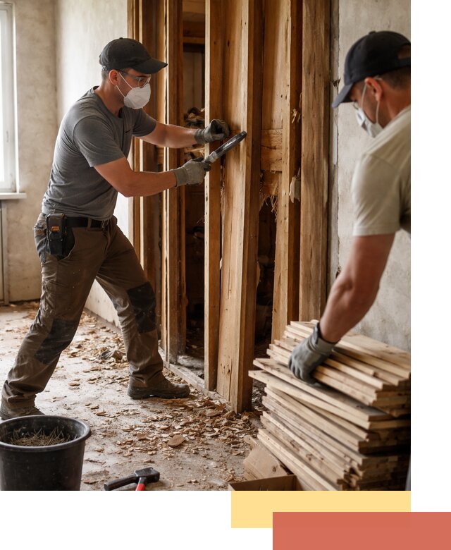 Демонтаж деревянных перегородок в Сызрани быстро и аккуратно