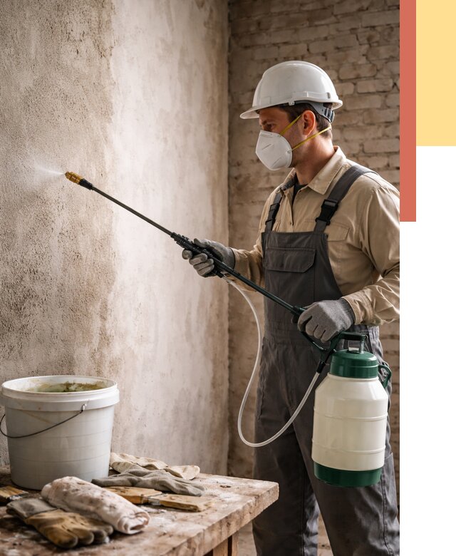 Антисептическая обработка стен в Сызрани от 1216 руб. — быстро и недорого | ОТДЕЛОЧНИК-Сзр