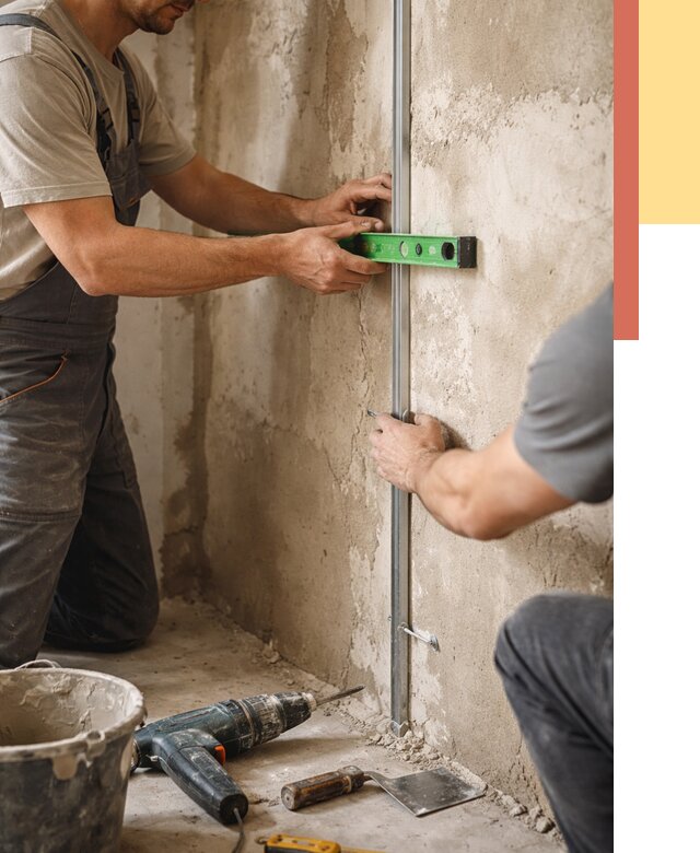 Установка штукатурных маяков в Сызрани от 7091 руб. — быстро и недорого | ОТДЕЛОЧНИК-Сзр