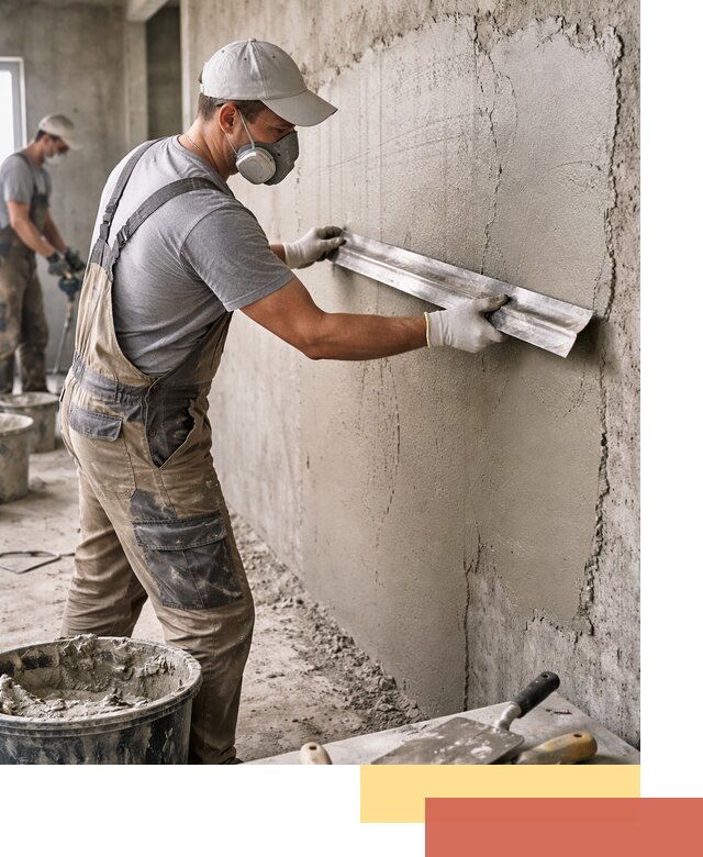 Штукатурка бетонных стен в Сызрани качественно и долговечно