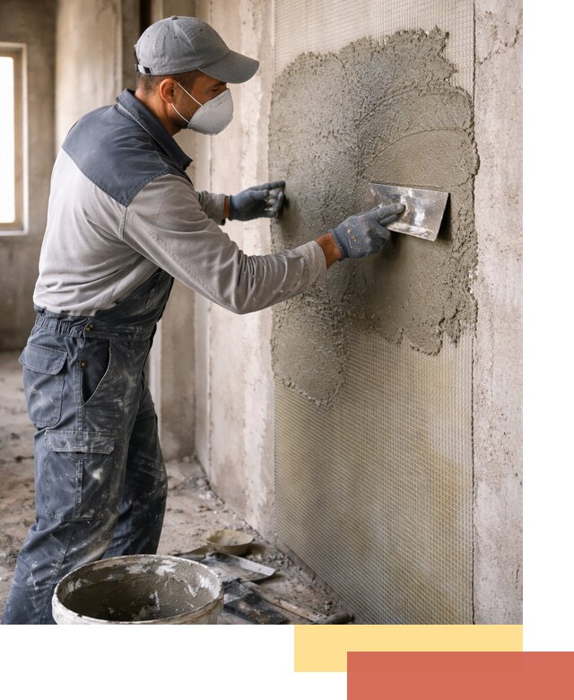 Штукатурка стен по сетке в Сызрани под ключ качественно и быстро