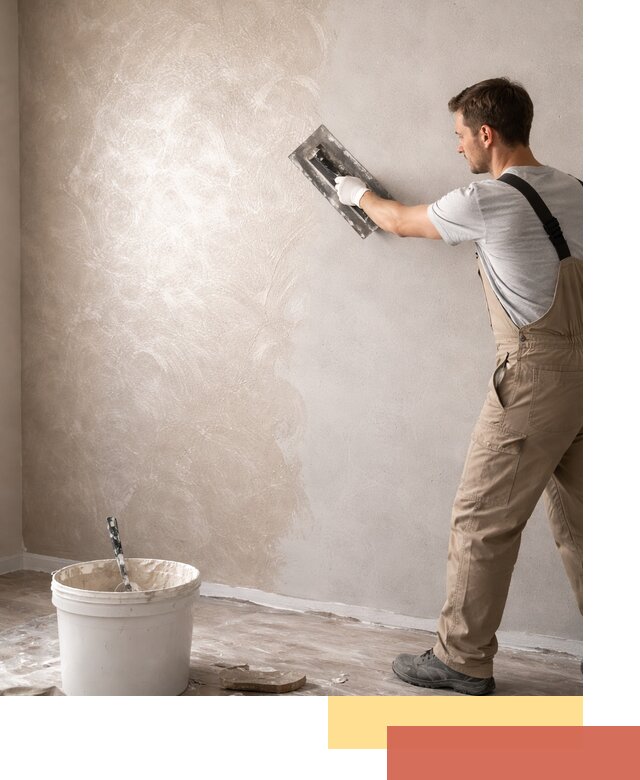 Декоративная штукатурка «Мокрый шелк» под ключ в Сызрани