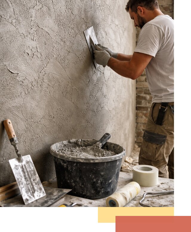 Декоративная штукатурка лофт в Сызрани — отделка стен и потолков