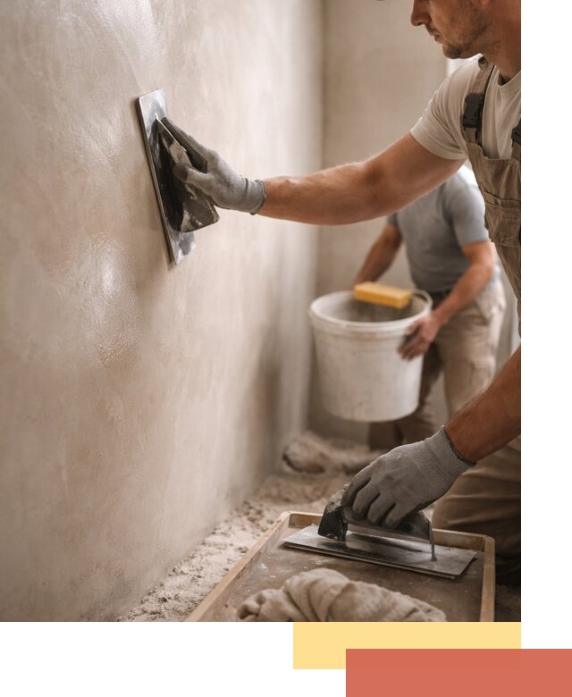 Нанесение марокканской штукатурки таделакт в Сызрани