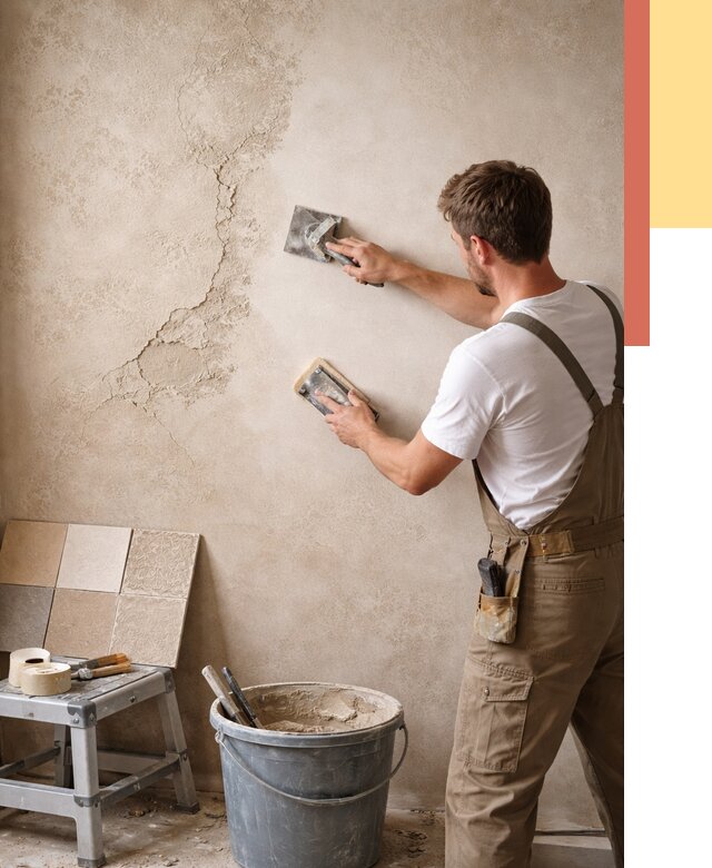 Ремонт декоративной штукатурки в Сызрани от 4559 руб. под ключ | ОТДЕЛОЧНИК-Сзр