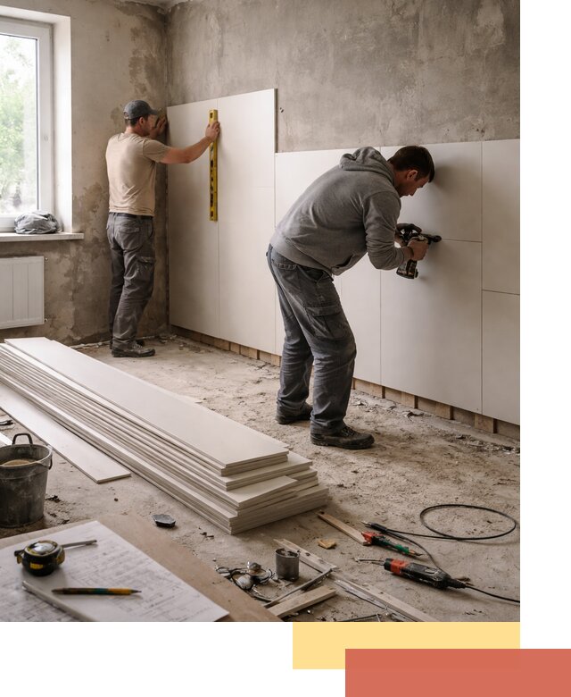 Монтаж ПВХ панелей на стены в Сызрани качественно и быстро