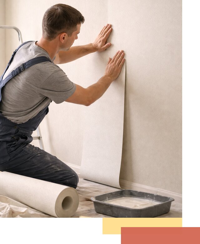 Поклейка флизелиновых обоев в Сызрани качественно и быстро