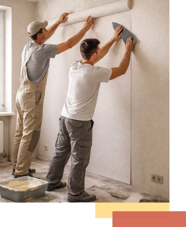 Поклейка виниловых обоев в Сызрани профессионально и качественно