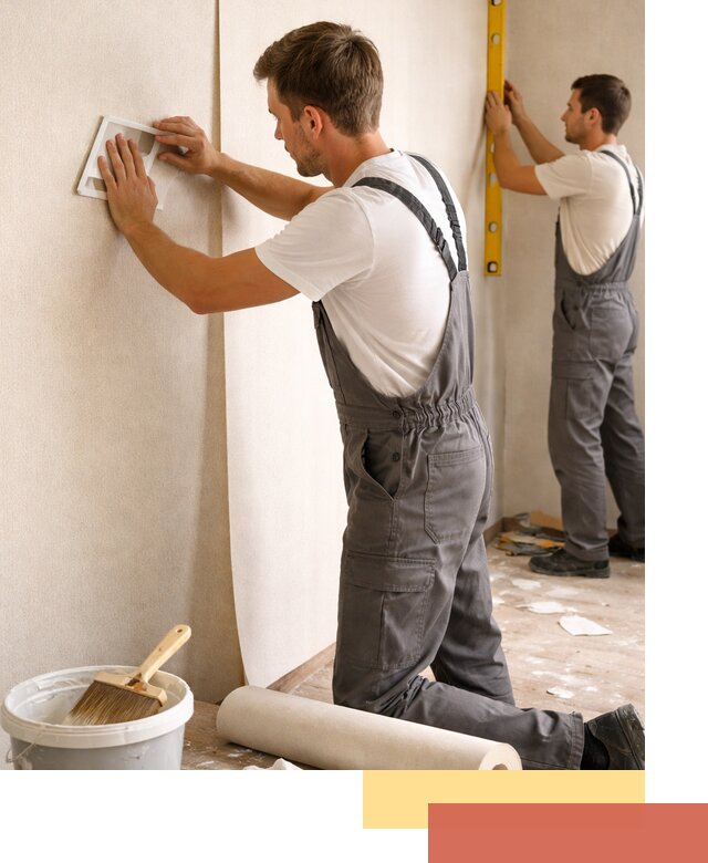 Поклейка бумажных обоев в Сызрани качественно и недорого