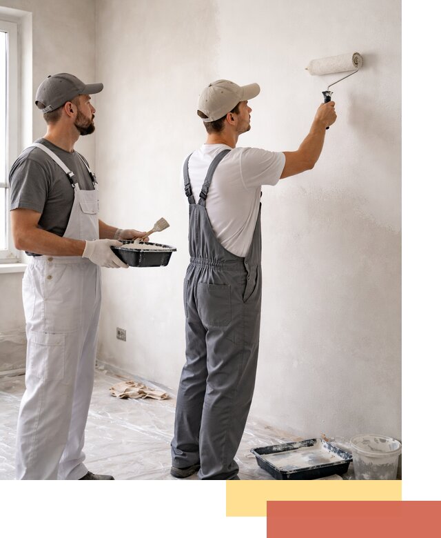 Покраска стен водоэмульсионной краской в Сызрани