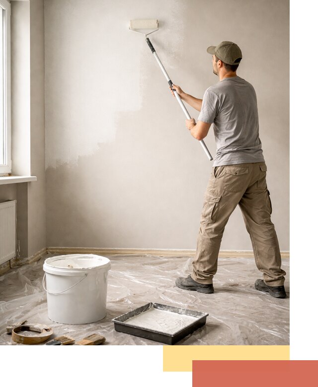 Покраска стен латексной краской в Сызрани качественно и быстро