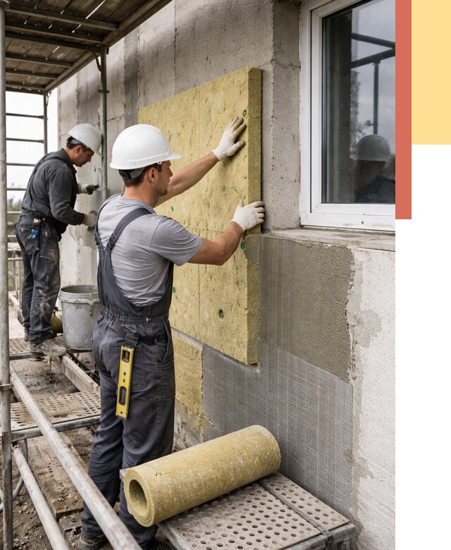 Утепление стен в Сызрани от 4356 руб. под ключ — быстро и недорого | ОТДЕЛОЧНИК-Сзр