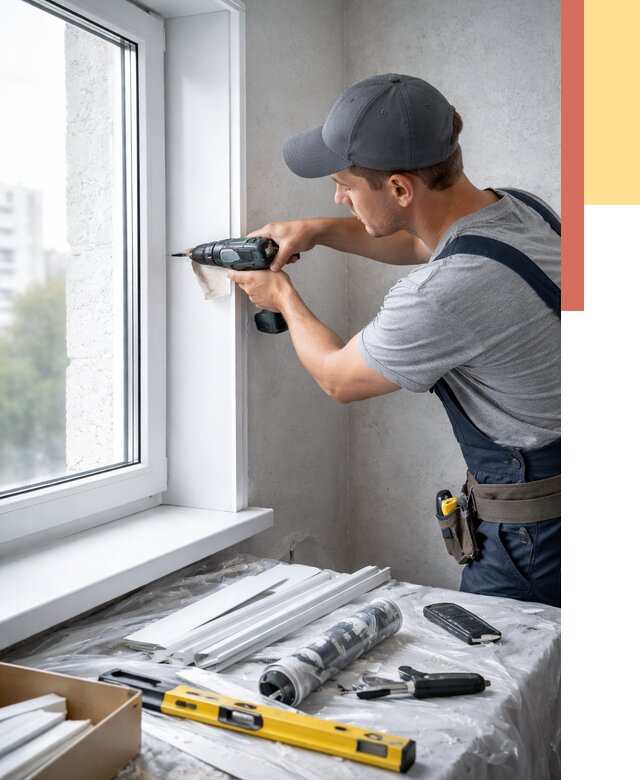 Установка пластиковых откосов в Сызрани от 2279 руб. | ОТДЕЛОЧНИК-Сзр монтаж, быстро и недорого