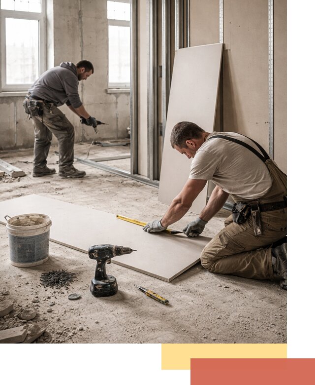 Кладка перегородок из ПГП под ключ в Сызрани