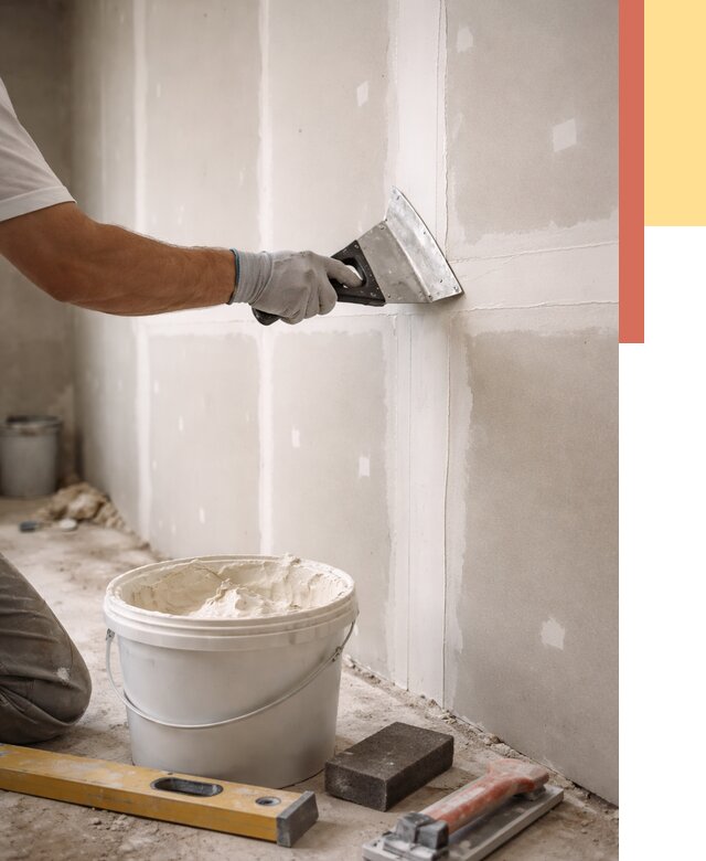 Шпаклевка перегородок из гипсокартона в Сызрани от 2533 руб. — услуги ОТДЕЛОЧНИК-Сзр