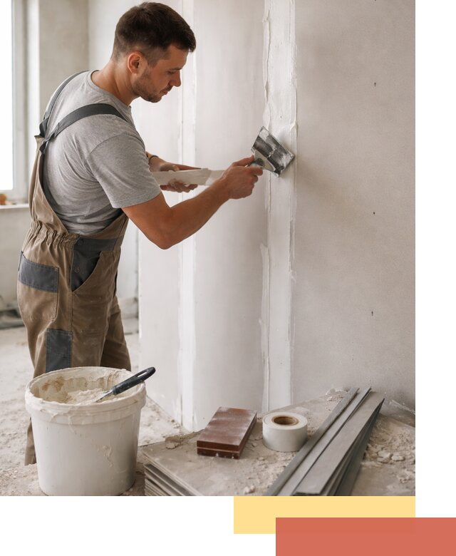 Шпаклевка перегородок из гипсокартона в Сызрани качественно и быстро