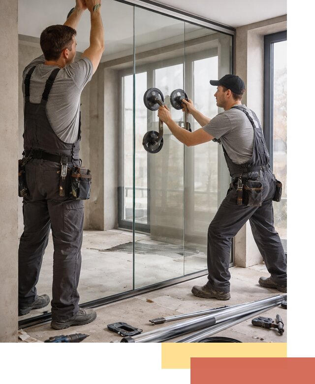 Цельностеклянные перегородки под ключ в Сызрани