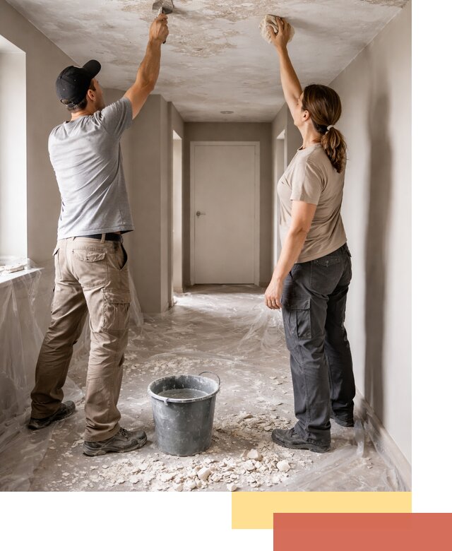 Удаление побелки с потолка в Сызрани — быстро и аккуратно