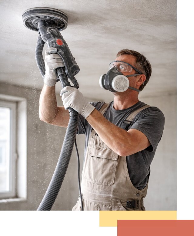 Шлифовка потолка в Сызрани — качественная подготовка под отделку