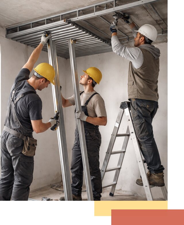 Монтаж реечного потолка под ключ в Сызрани