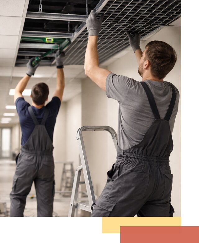 Монтаж потолка Грильято в Сызрани: установка под ключ качественно