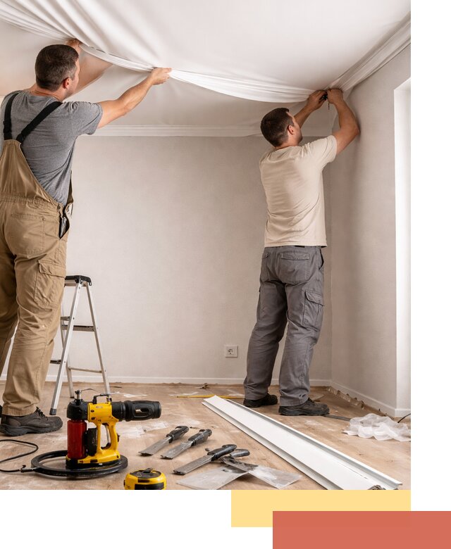 Монтаж ПВХ натяжного потолка в Сызрани качественно и быстро