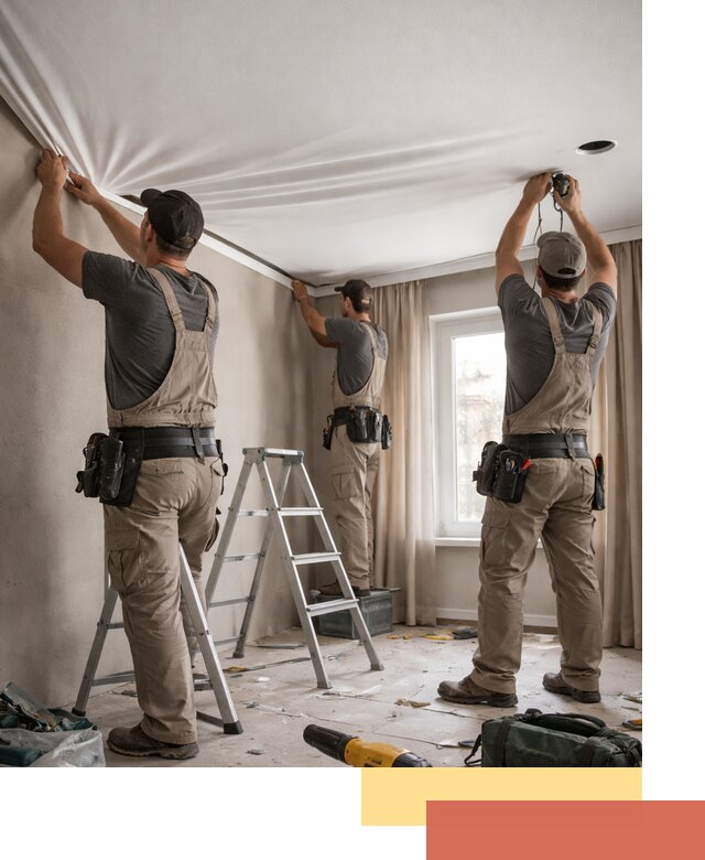 Монтаж матового натяжного потолка в Сызрани качественно и быстро