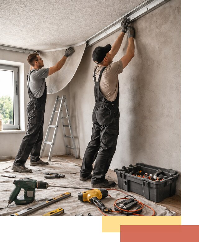 Монтаж фактурного натяжного потолка в Сызрани качественно и быстро