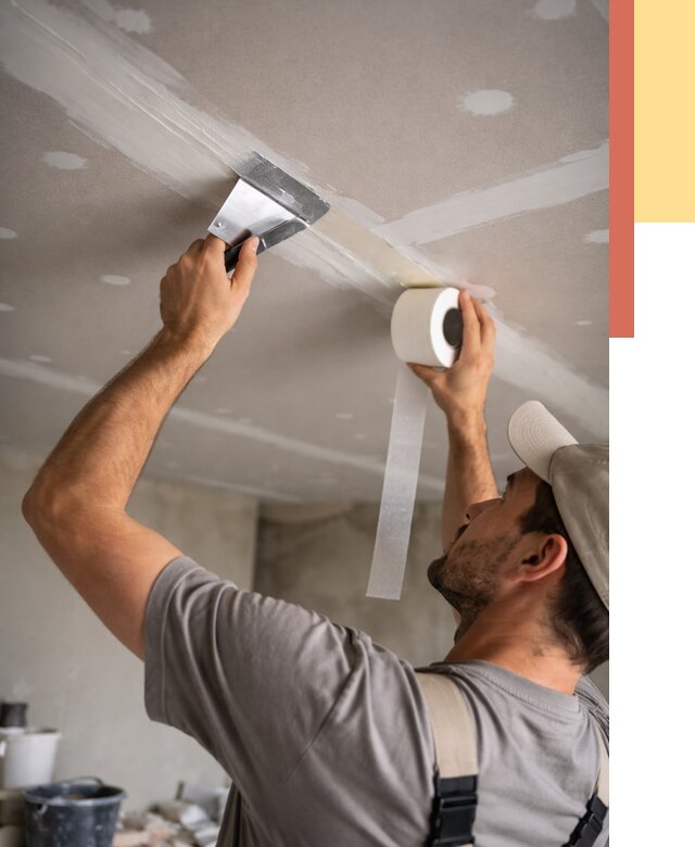 Обработка швов потолка ГКЛ в Сызрани от 7598 руб. под ключ | ОТДЕЛОЧНИК-Сзр