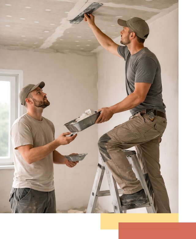 Шпаклевка потолка из гипсокартона в Сызрани качественно и быстро