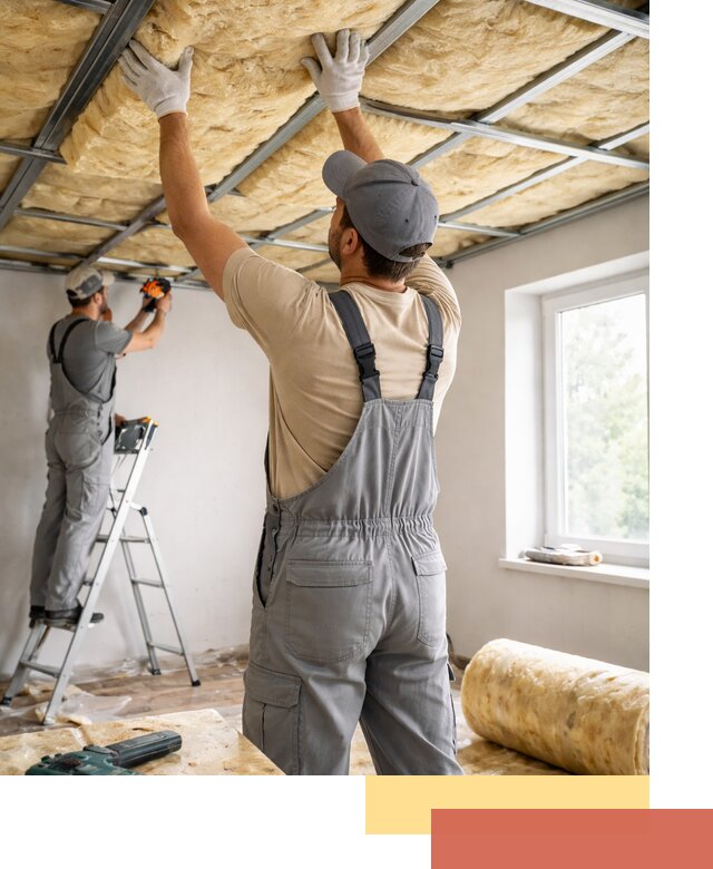 Утепление потолка под ключ в Сызрани качественно и быстро