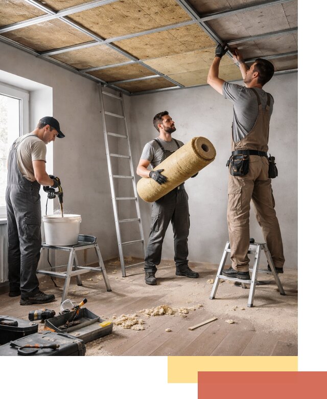 Шумоизоляция потолка в Сызрани: профессиональный монтаж и отделка