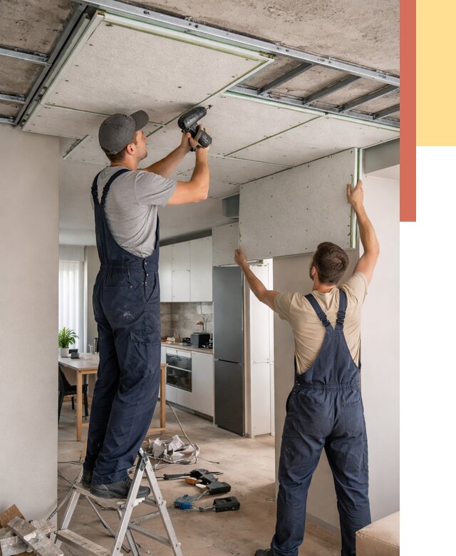 Шумоизоляция потолка панелями зипс в Сызрани от 1874 руб. под ключ | ОТДЕЛОЧНИК-Сзр